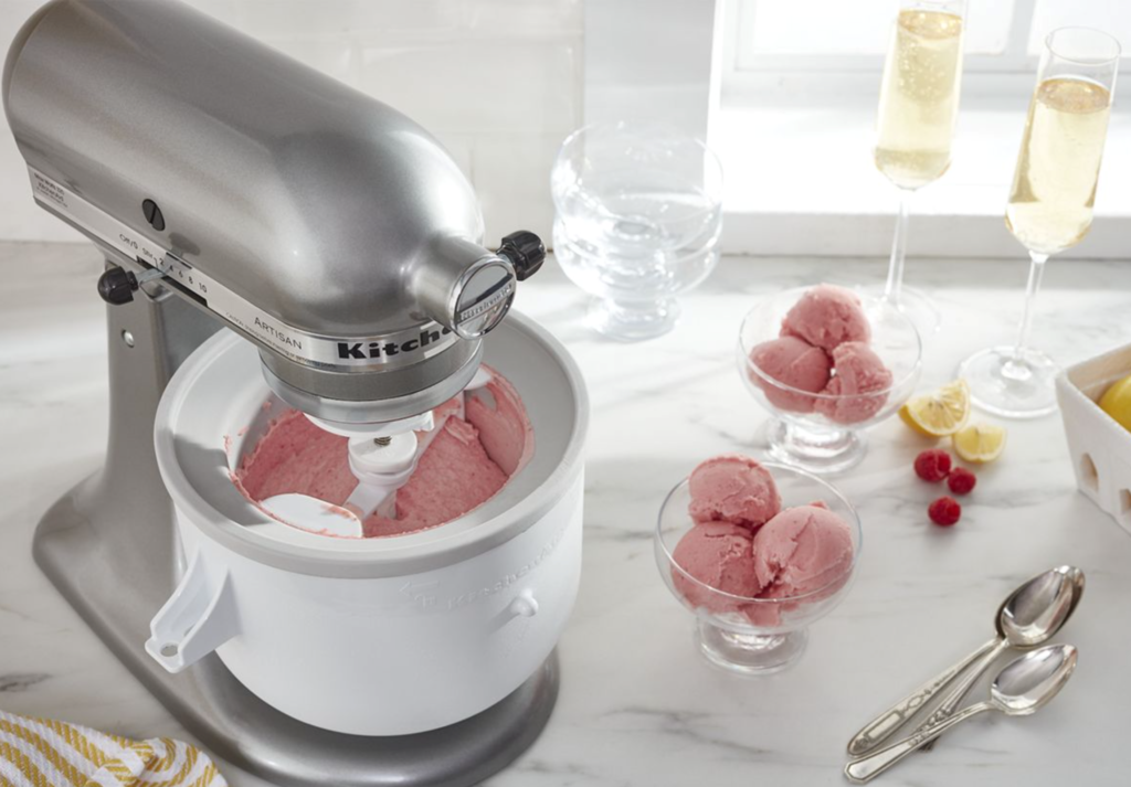 I try out the new KitchenAid Shave Ice attachment! : r/Kitchenaid