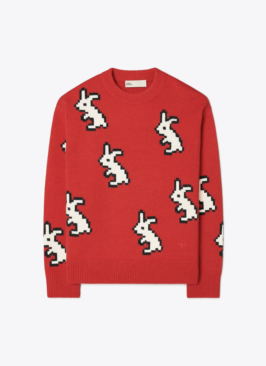 Louis Vuitton Pattern Print, Red Precious Rabbit 2023 Scarf