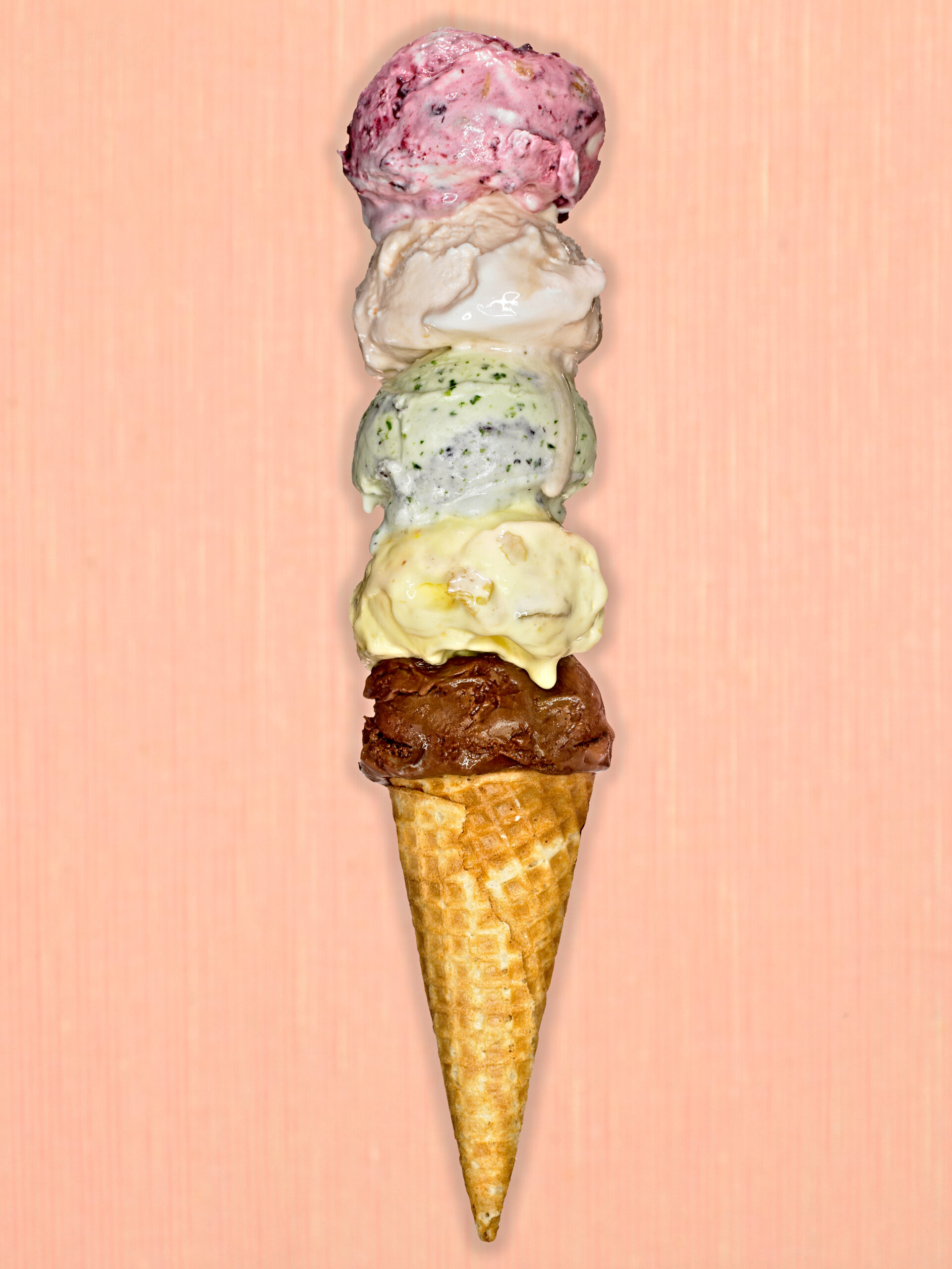 Order Now Ice Cream Scoop and Stack
