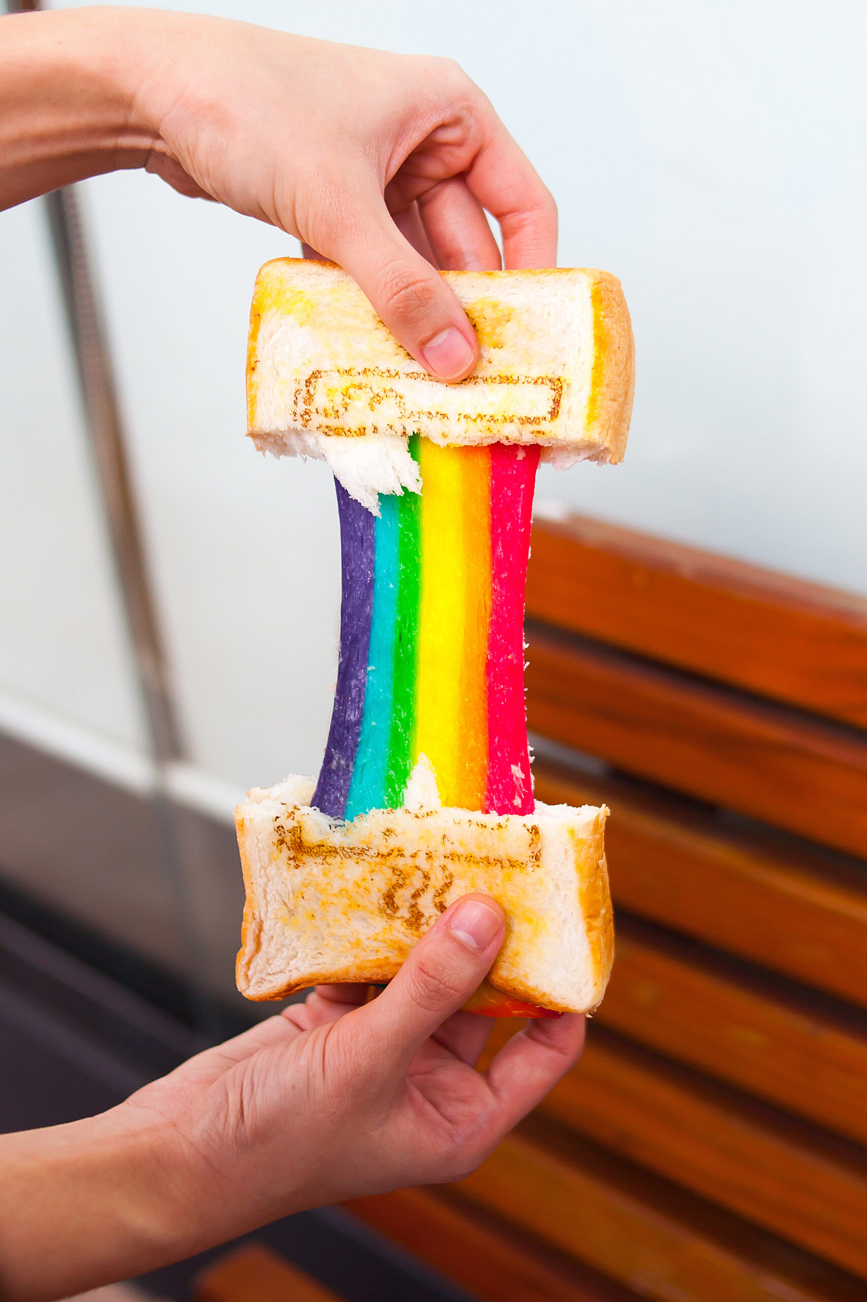 Rainbow Grilled Cheese Recipe